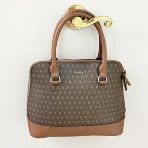 NWOT DKNY Brown Monogram Handbag